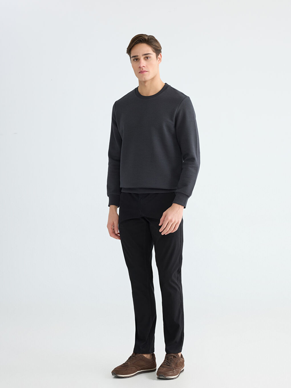 Crew Neck Men's Sweatshirt-1