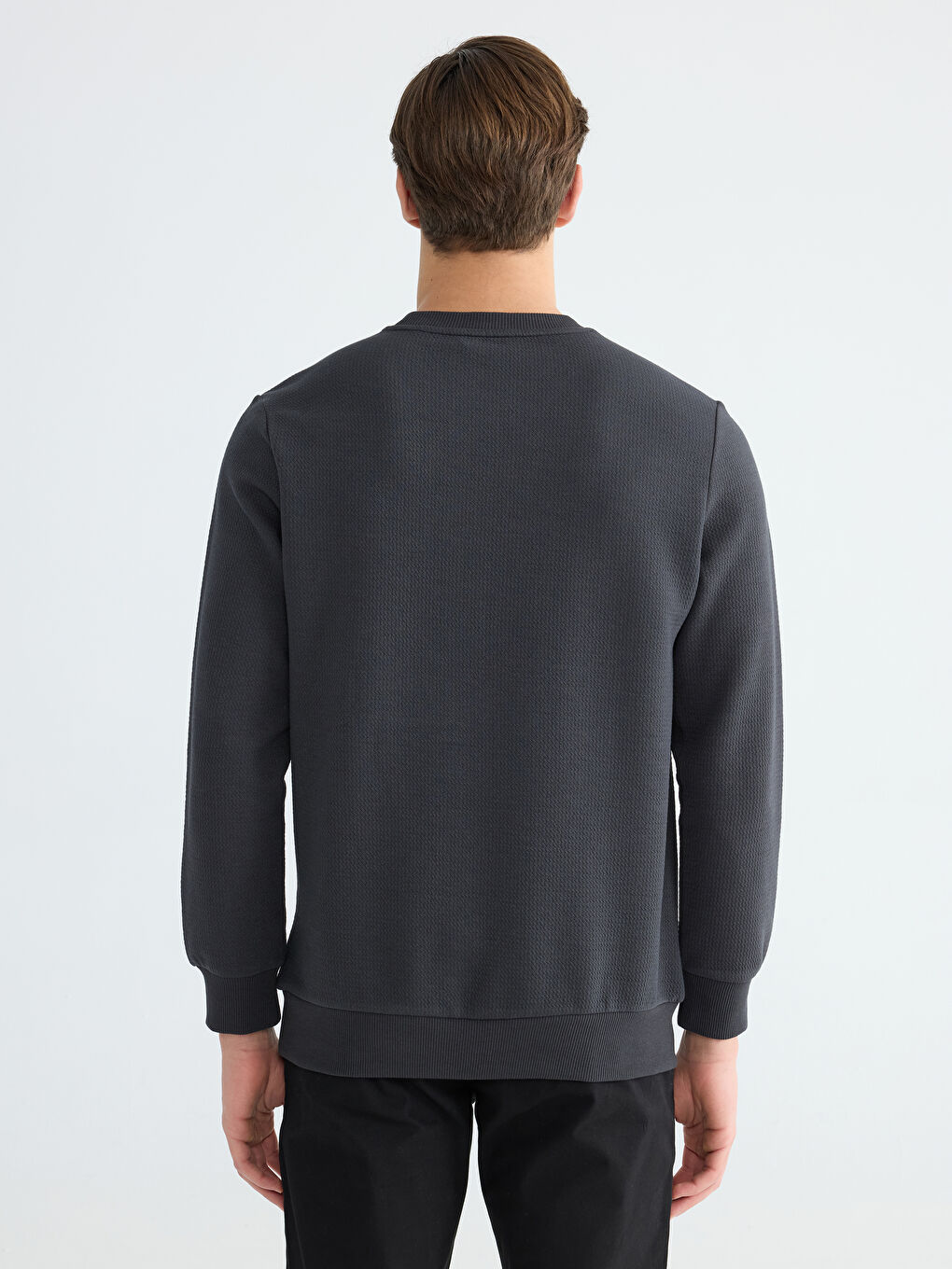 Crew Neck Men's Sweatshirt-3
