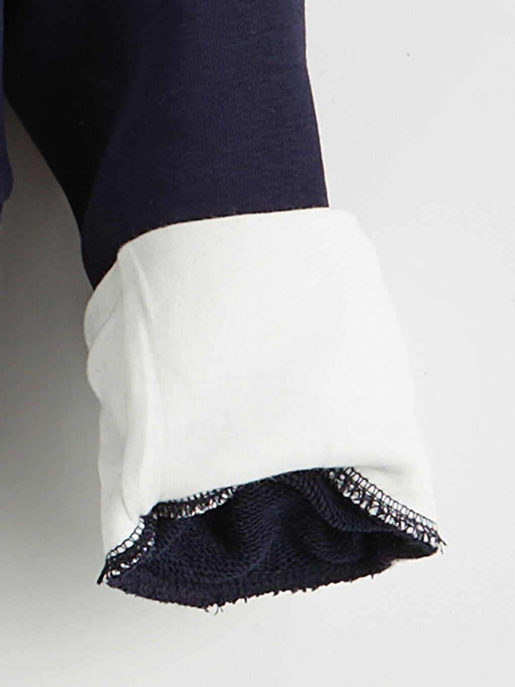 Lacivert Bisiklet Yaka Kadın Sweatshirt-6