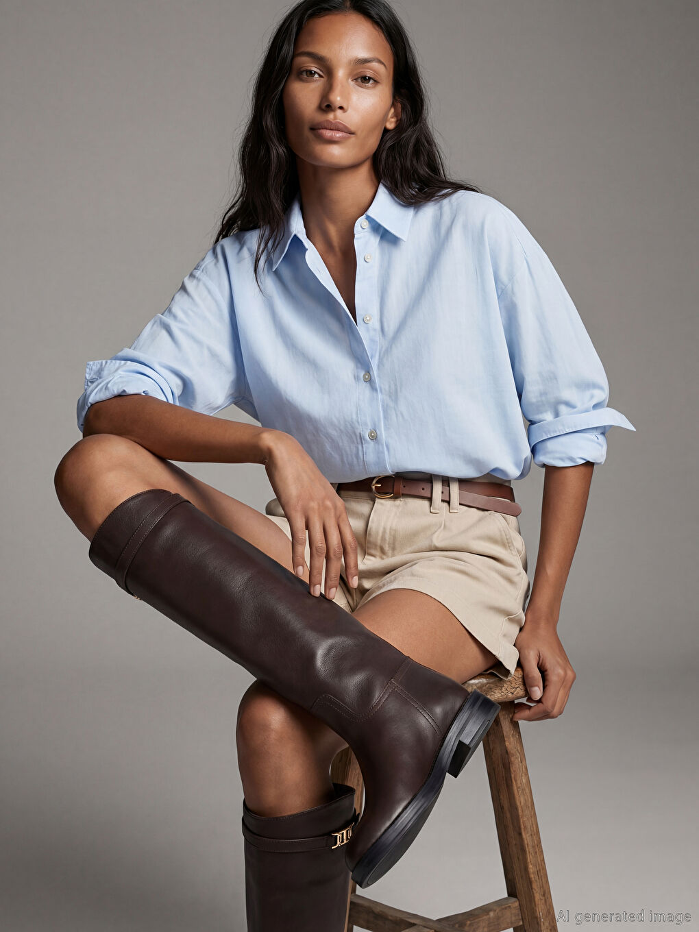 Leather Look Women's Boot