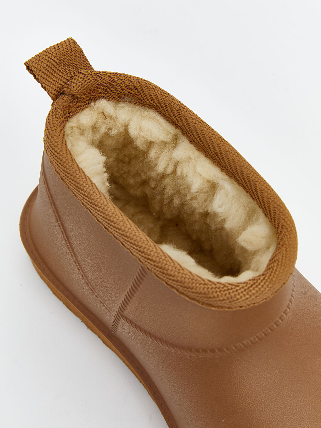 Bej Süet Görünümlü Kız Çocuk Bot-5