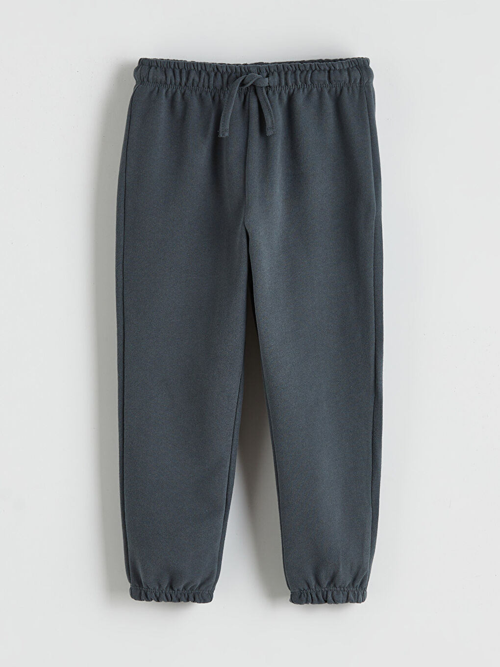 Antrasit Beli Lastikli Erkek Çocuk Eşofman Alt