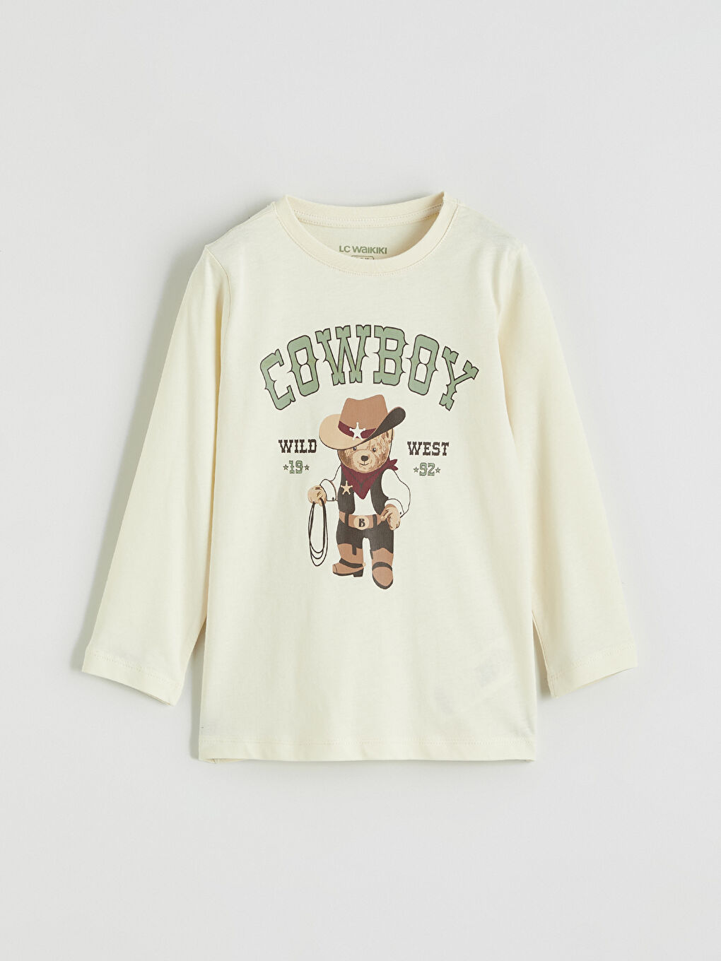 Teddy Bear Printed Boys' Pyjamas Set Family Combination-1