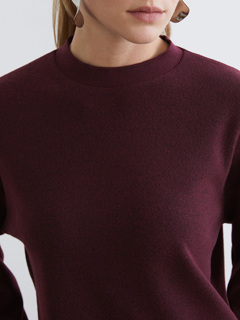 Тениска с кръгло деколте, овърсайз, за жени-2