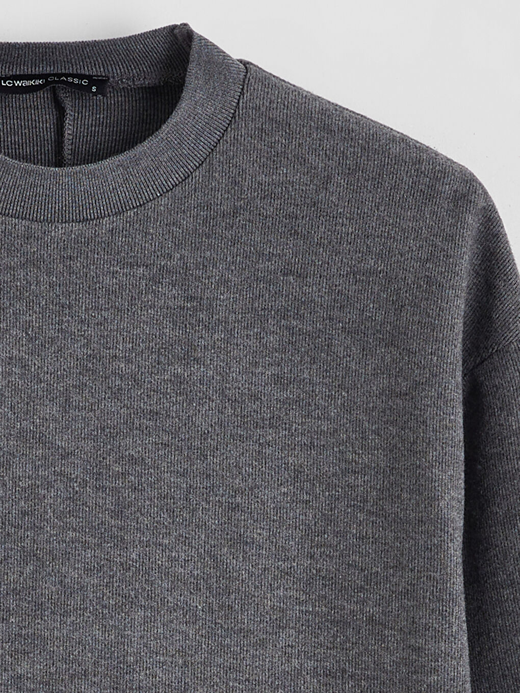 Rundhalsausschnitt Oversize T-Shirt für Damen-5