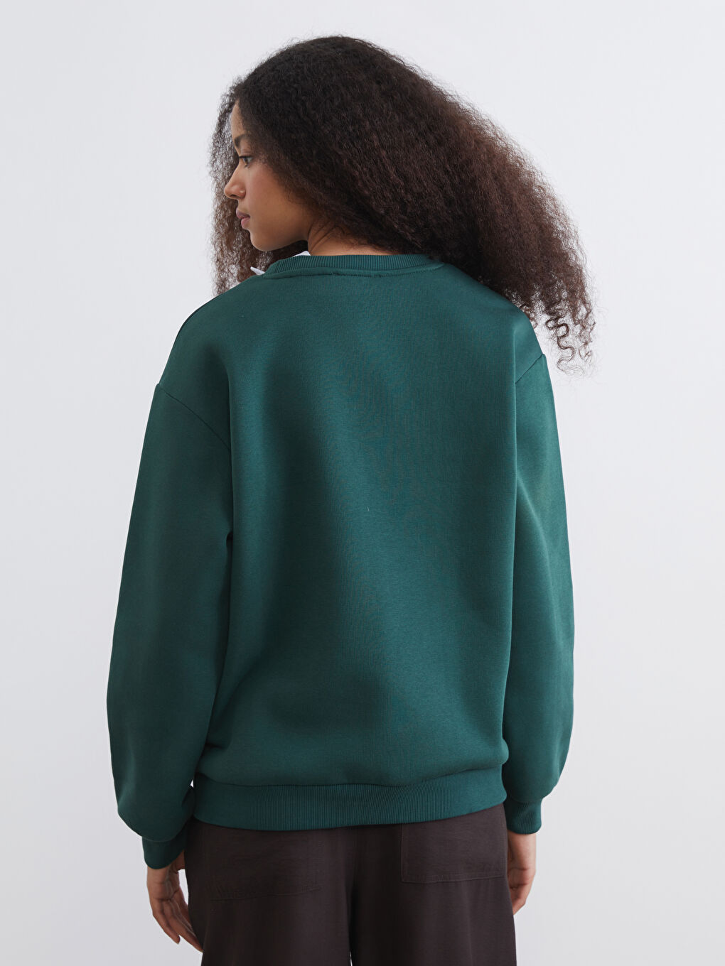 Stranger Things Baskılı Kadın Kalın Sweatshirt-3