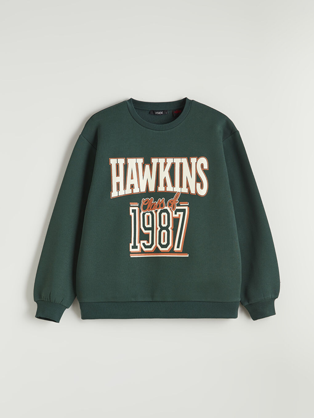 Stranger Things Baskılı Kadın Kalın Sweatshirt-4