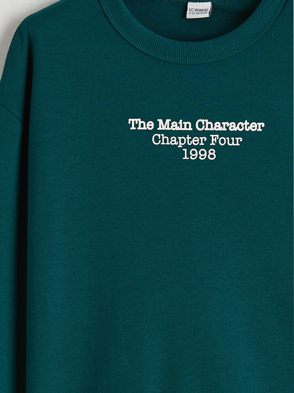 Crew Neck Printed Boys' T-Shirt-2