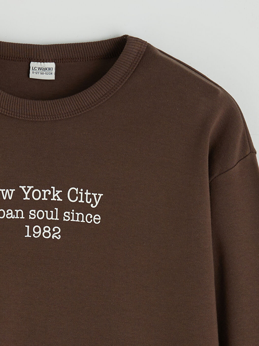 Crew Neck Printed Boys' T-Shirt-1