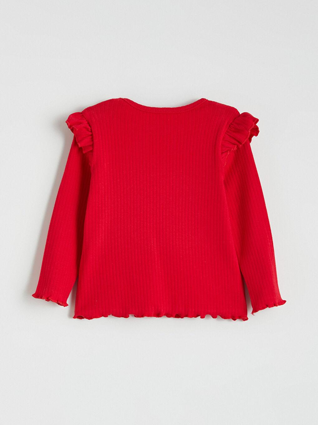 Ekru Bisiklet Yaka Baskılı Kız Bebek Bluz 3'lü-6