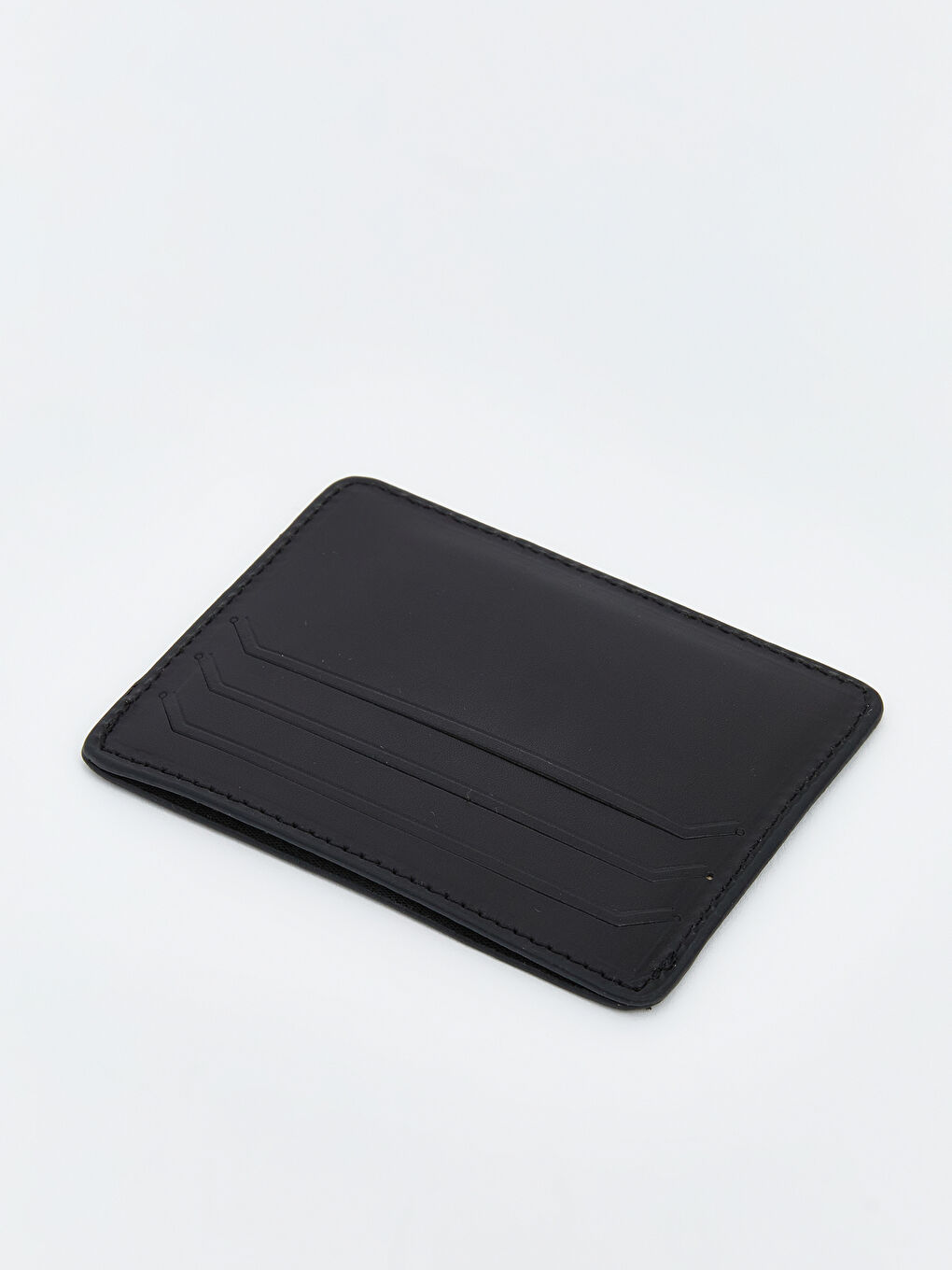 Siyah Deri Görünümlü Erkek Kartlık-1