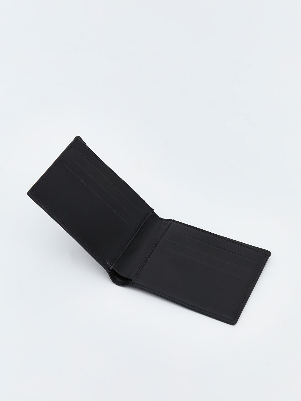 Siyah Deri Görünümlü Erkek Cüzdan-1