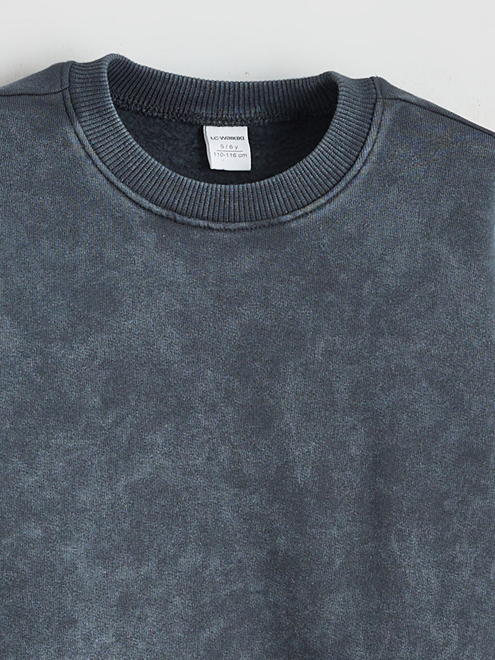 Crew Neck Boys' Thick Sweatshirt-1