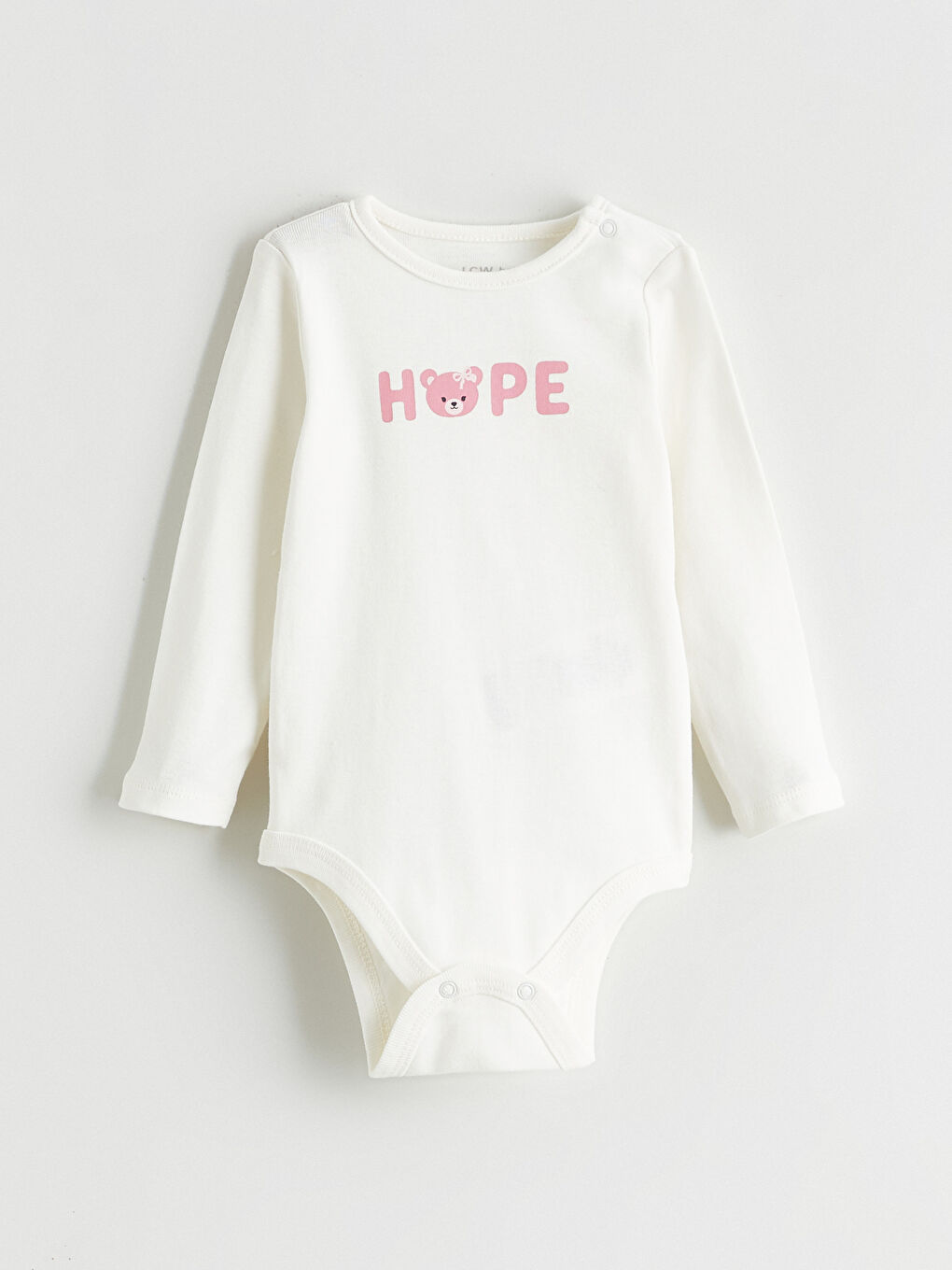 Pembe Baskılı Kız Bebek 3'lü Takım-1