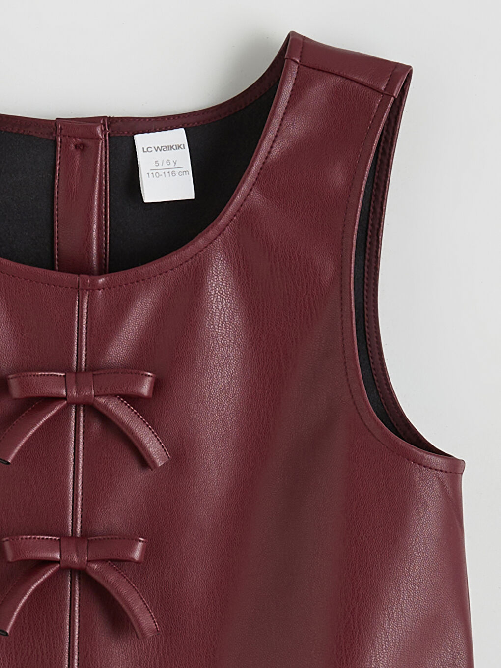 Girl BORDEAUX Dress-1