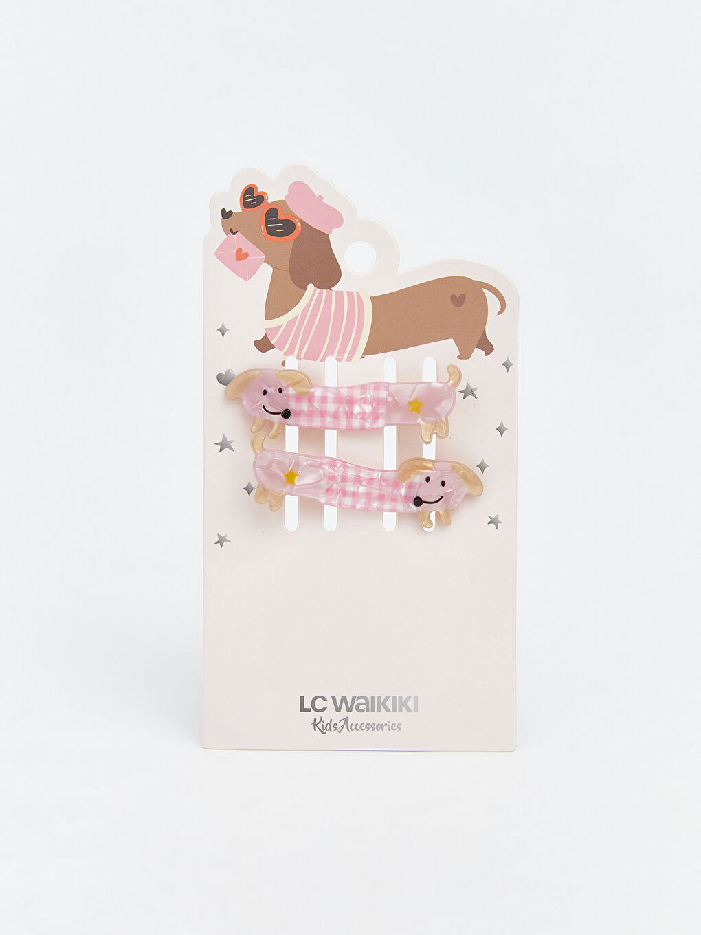 Karışık Hayvan Figürlü Kız Çocuk Toka Seti 2'li