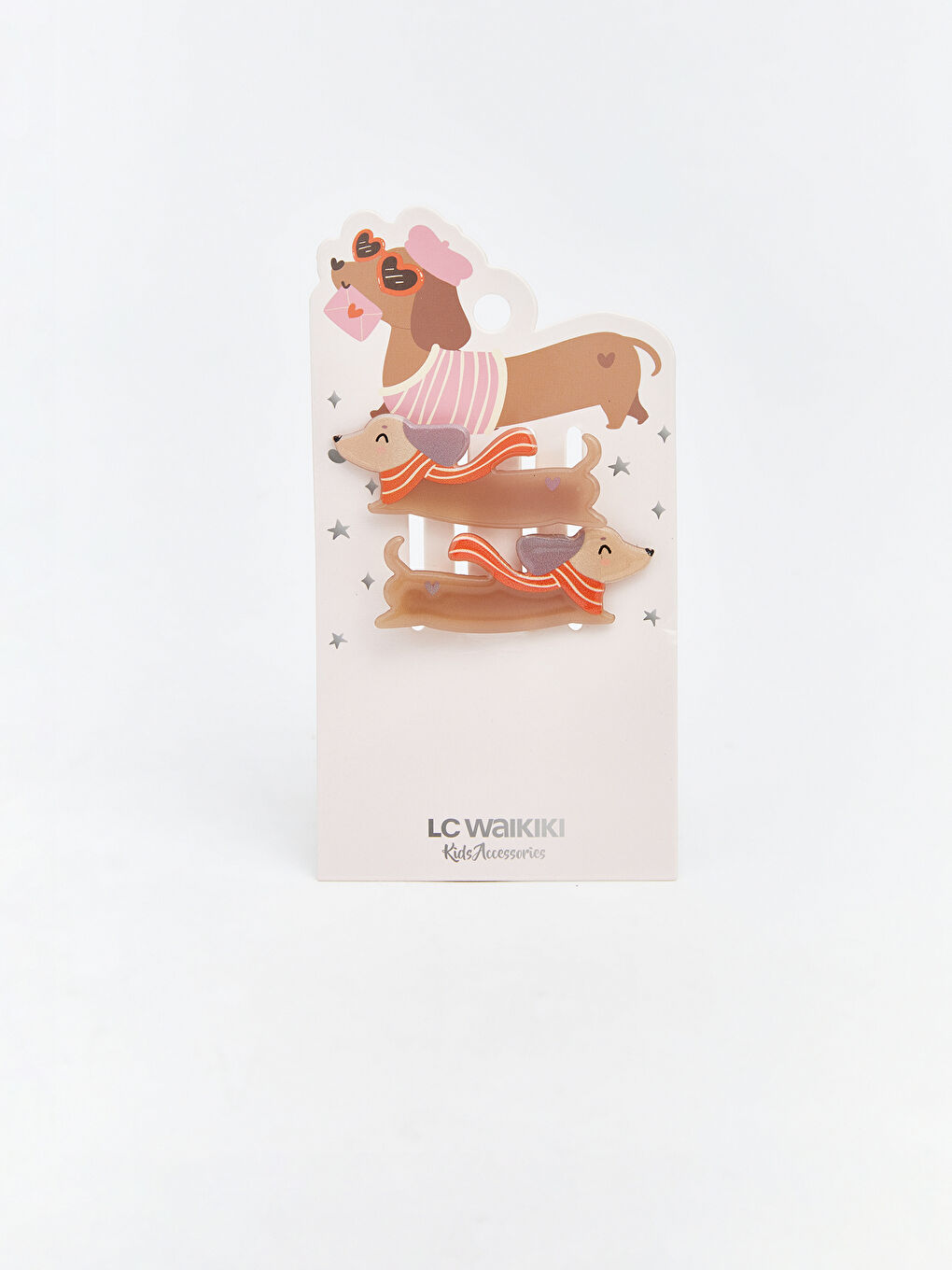 Karışık Fiyonk Figürlü Kız Çocuk Toka Seti 2'li