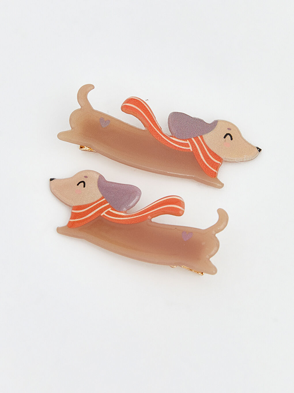 Karışık Fiyonk Figürlü Kız Çocuk Toka Seti 2'li-1