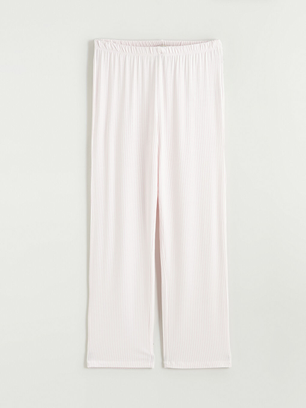 Pembe Çizgili Kadın Pijama Takımı-7