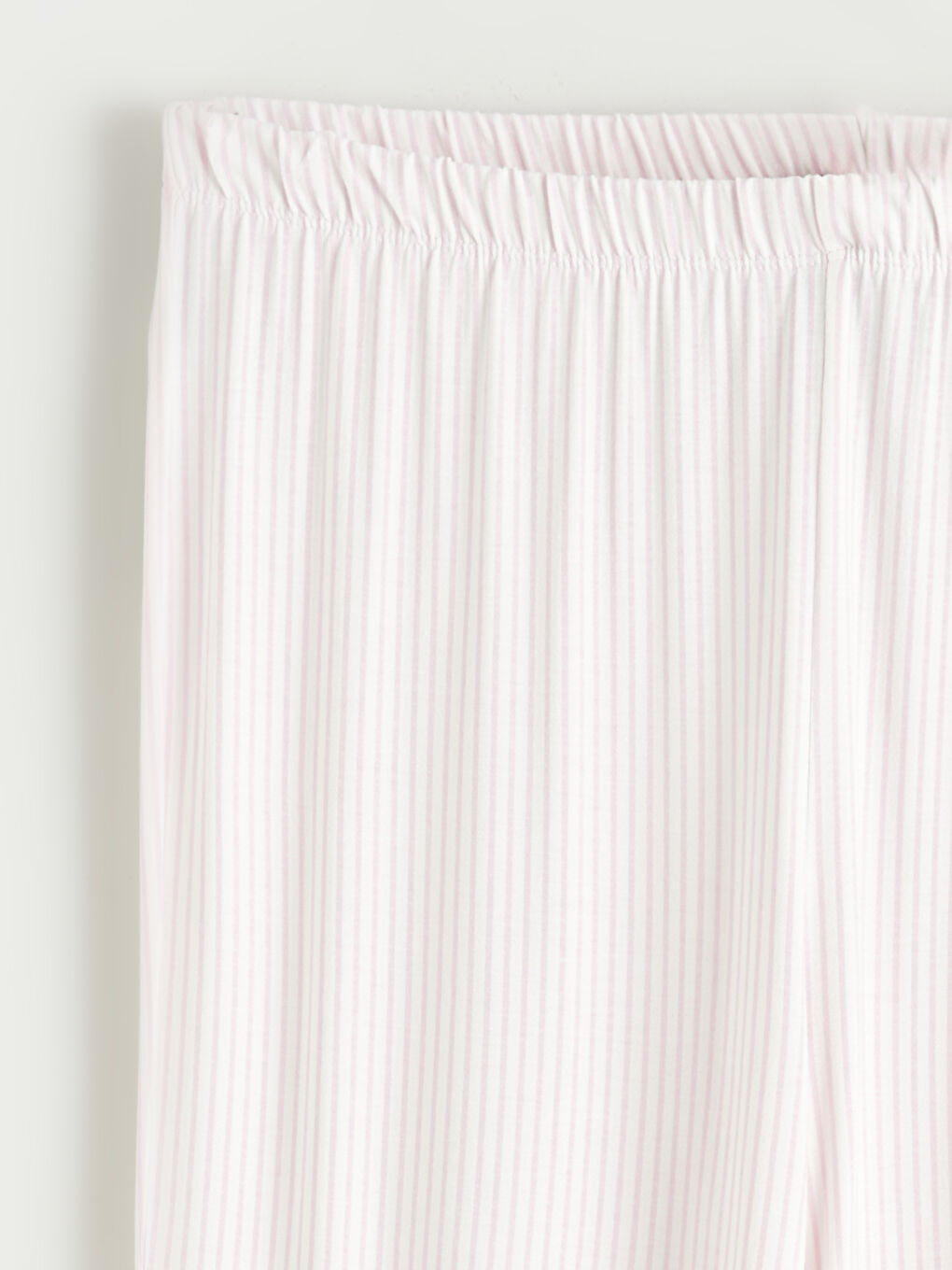 Pembe Çizgili Kadın Pijama Takımı-8