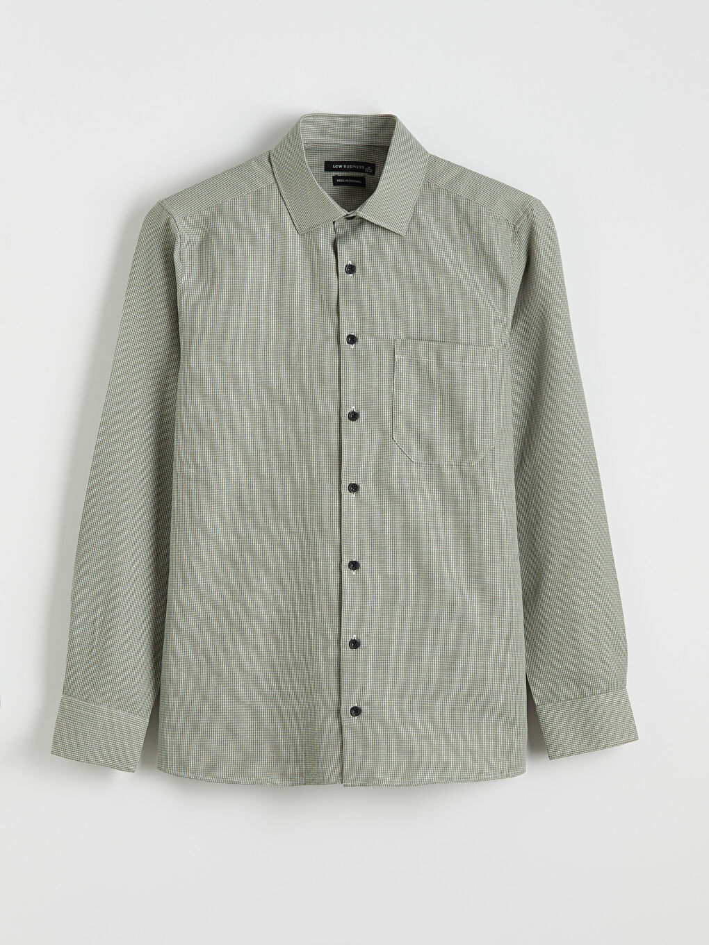 Yeşil Regular Fit Erkek Gömlek-4