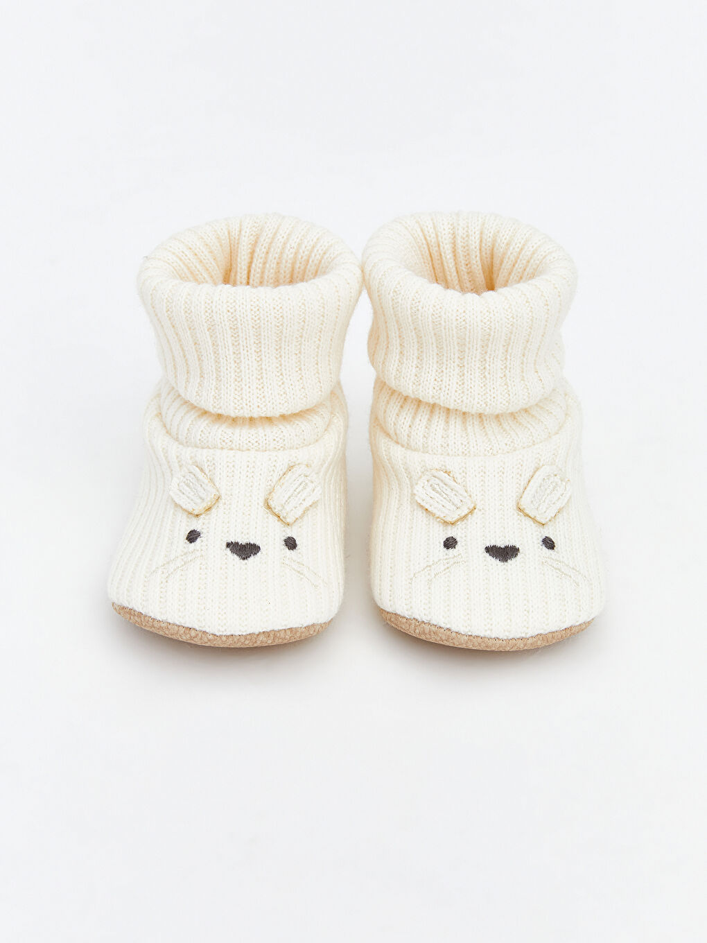 Animal Figured Baby Girls' Sock Slippers-2