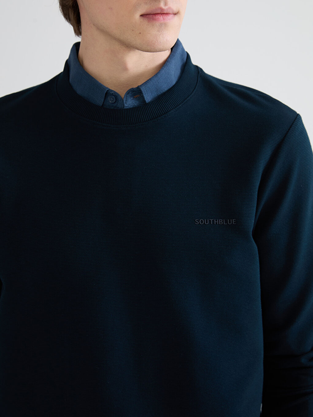 Crew Neck Men's Sweatshirt-2