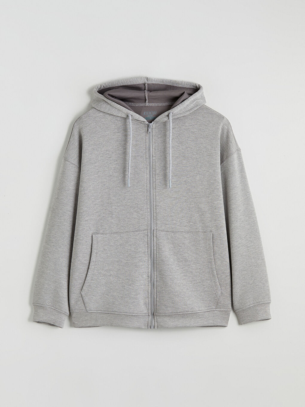 Hooded Oversize Women's Zipper Sweatshirt-4