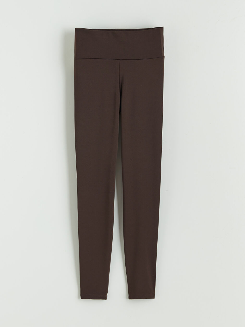 Женщины Коричневый Спортивные леггинсы-4