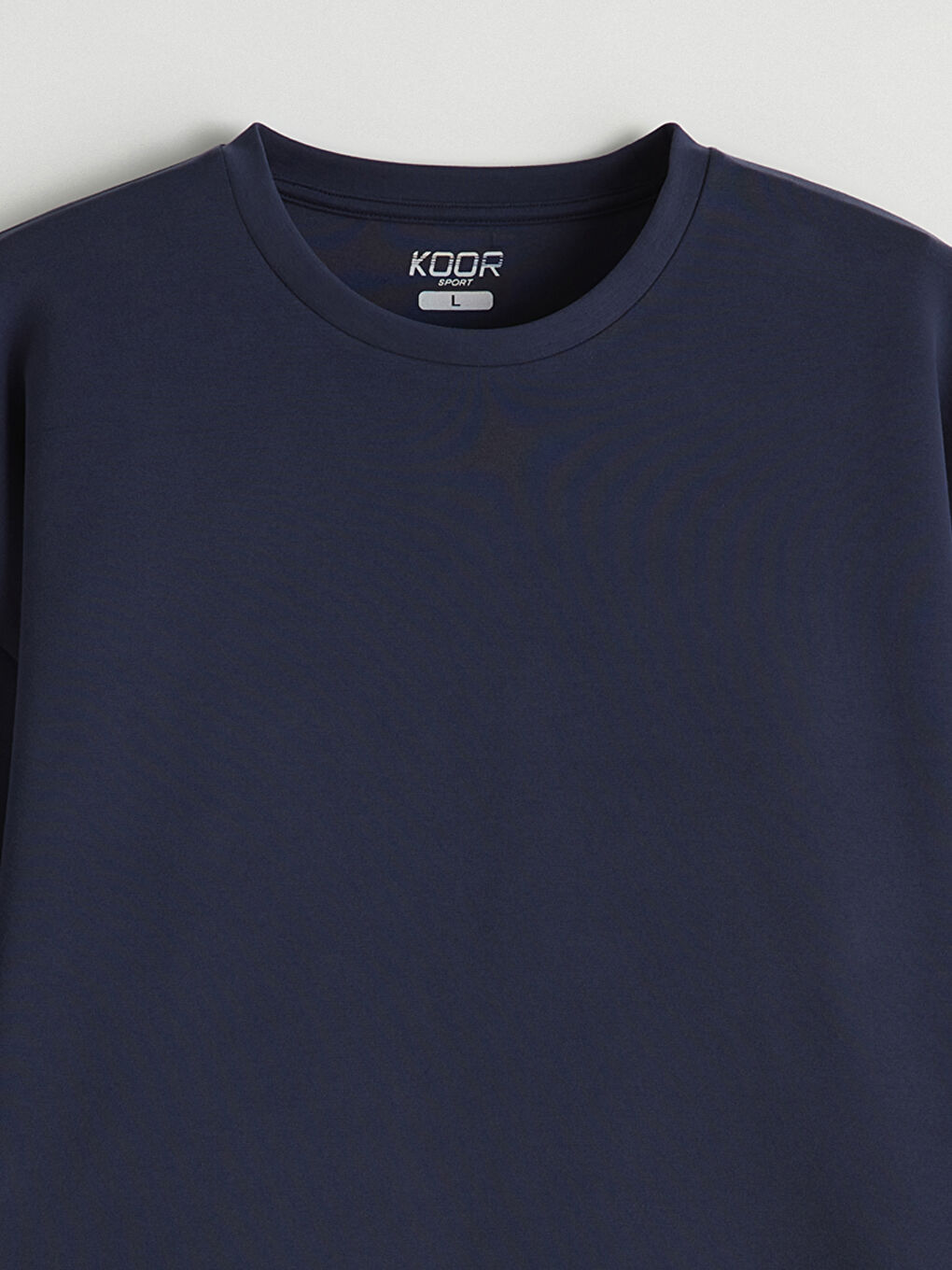 Lacivert Bisiklet Yaka Soft Touch Kadın Sweatshirt-1