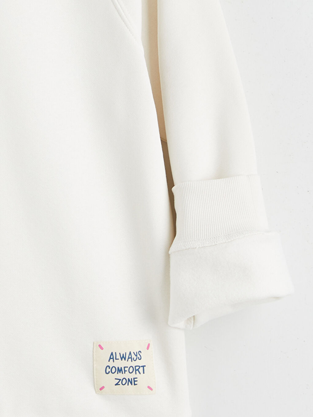 سويتشيرت غليظ واسع كول مدور نساء-5