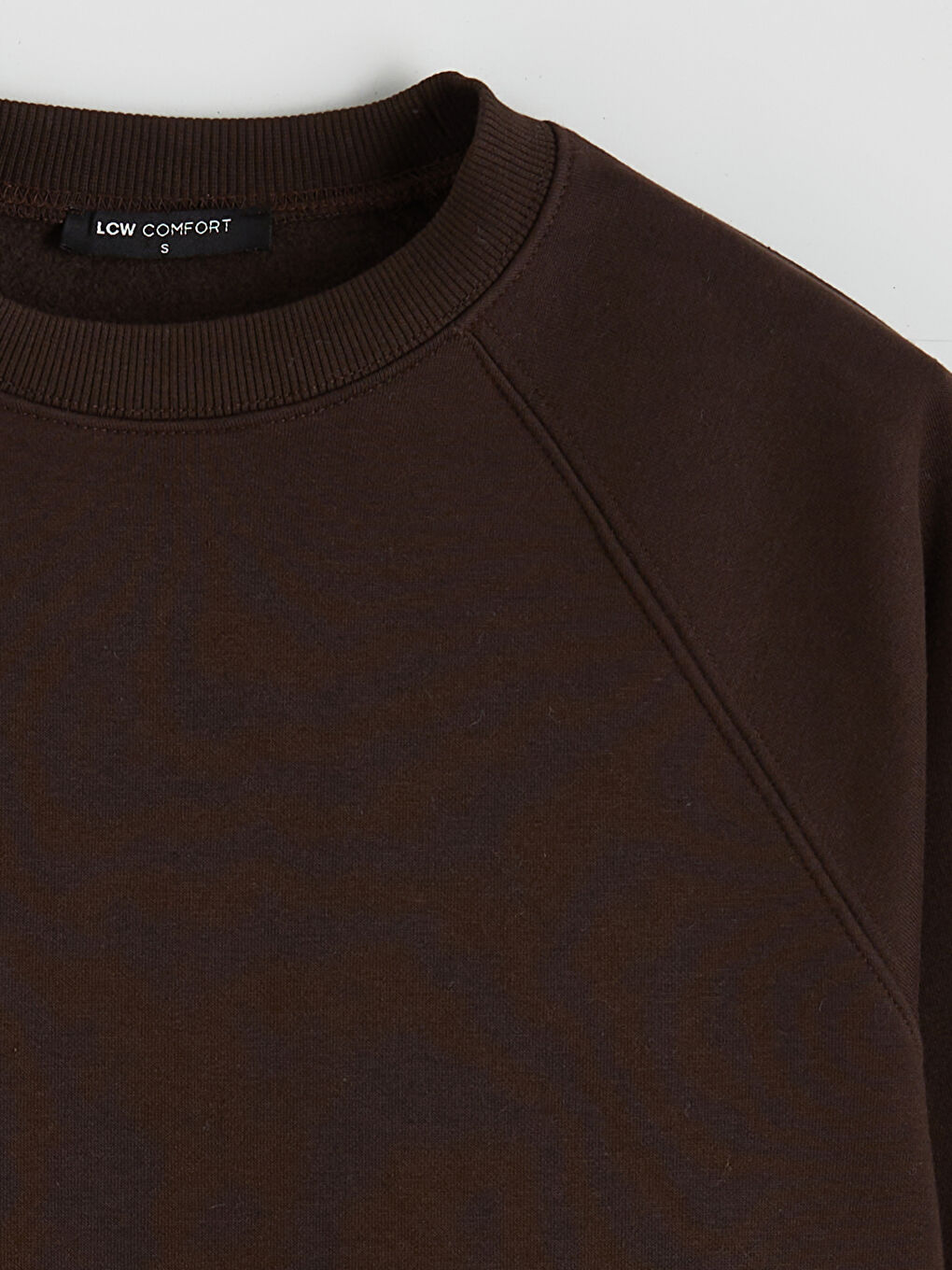 سويتشيرت غليظ واسع كول مدور نساء-5