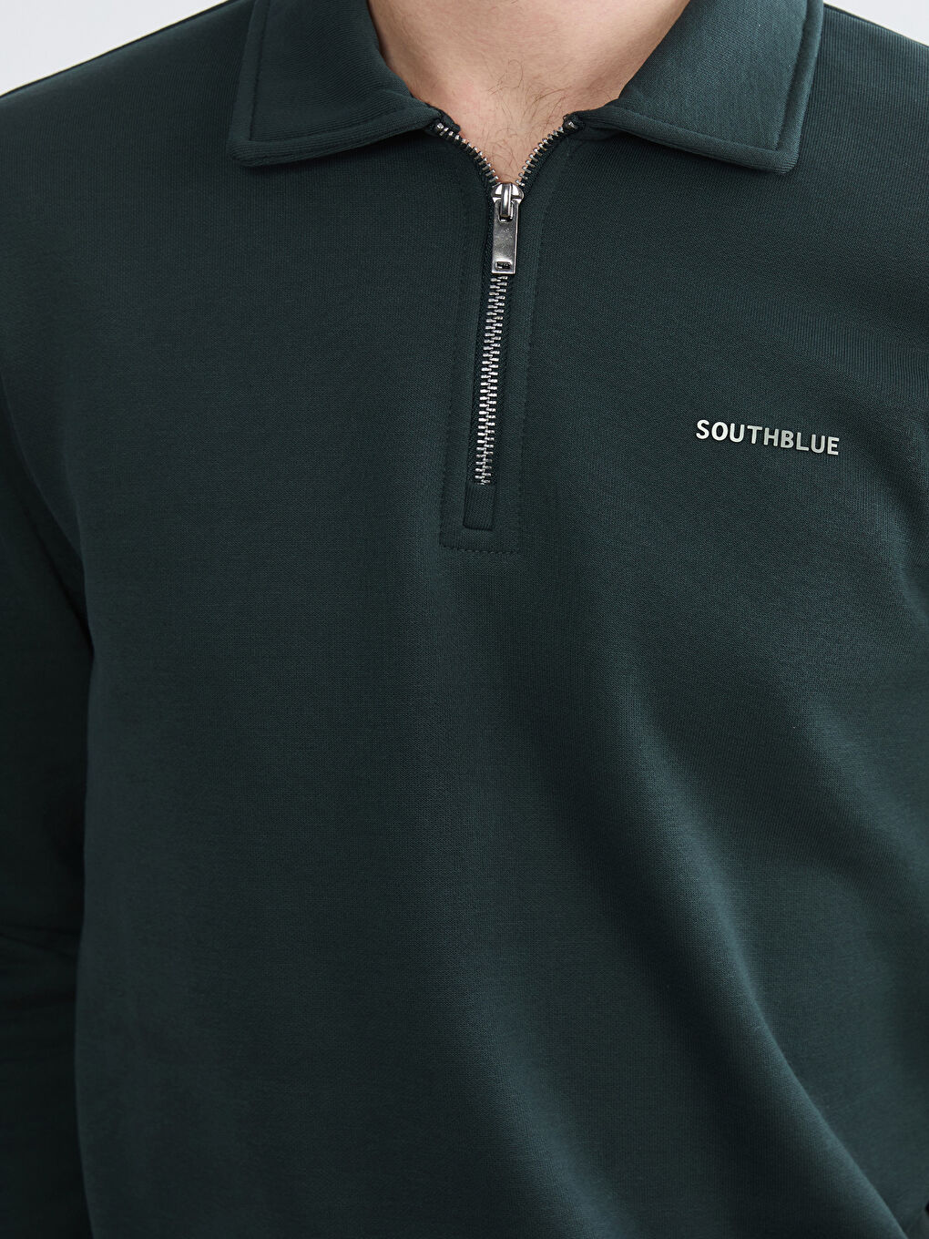 Men's Printed Heavyweight Polo Sweatshirt-2