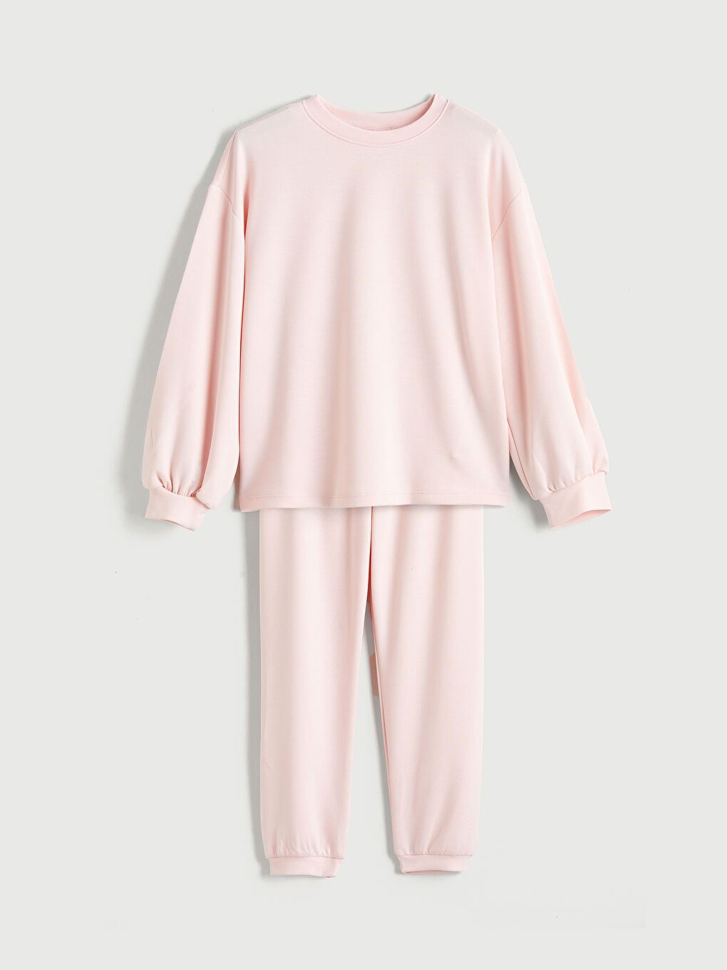 Komplet pidžama sa okruglim izrezom za devojčice