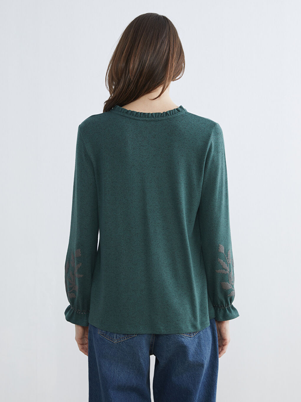 Frau GRÜN Bluse-3