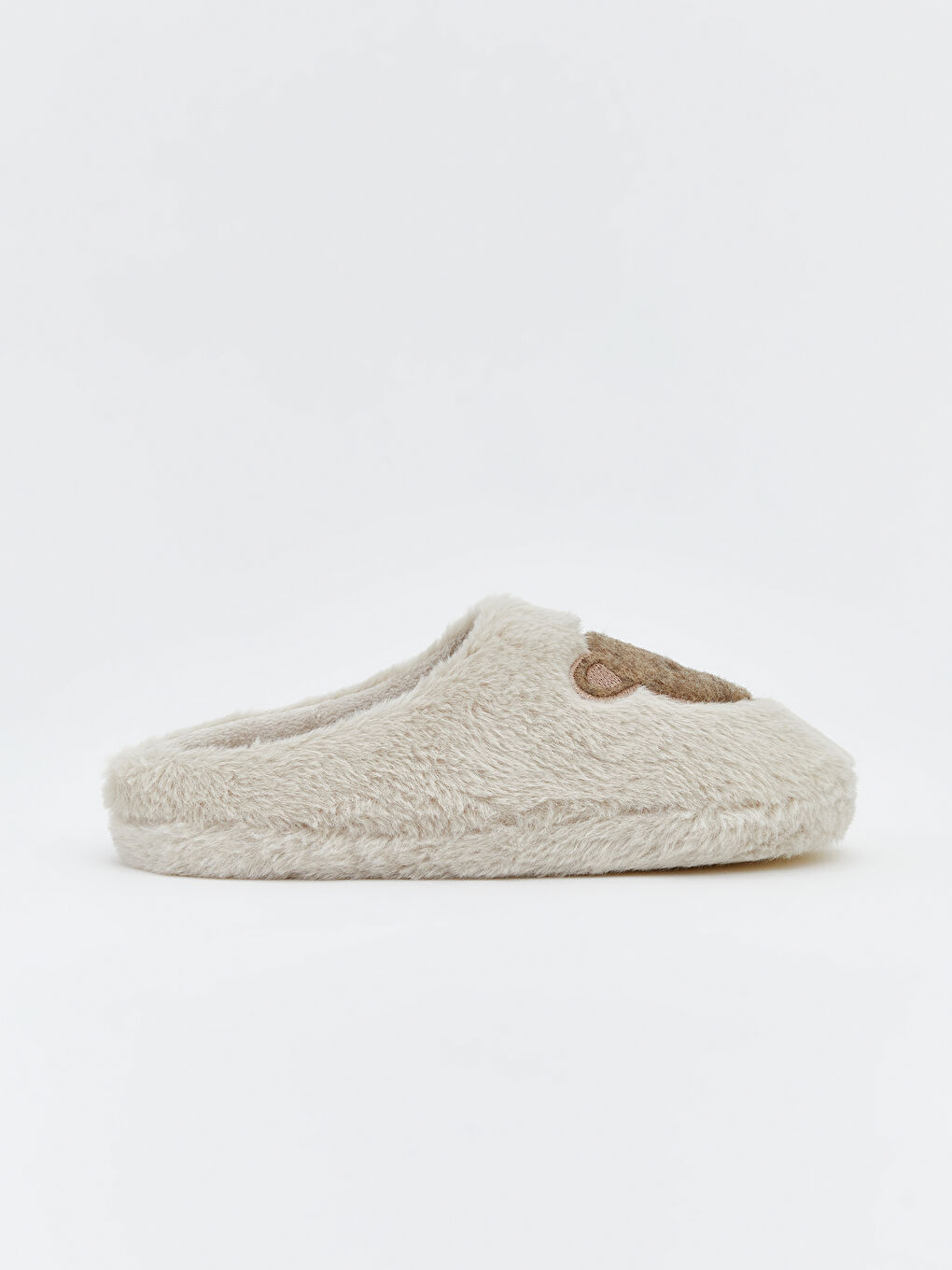 Bej Ayı Teddy Nakışlı Kız Çocuk Ev Terliği-1