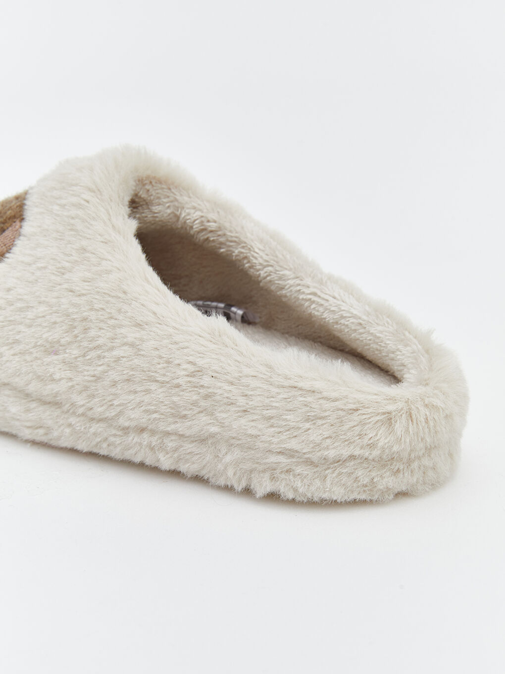 Bej Ayı Teddy Nakışlı Kız Çocuk Ev Terliği-4