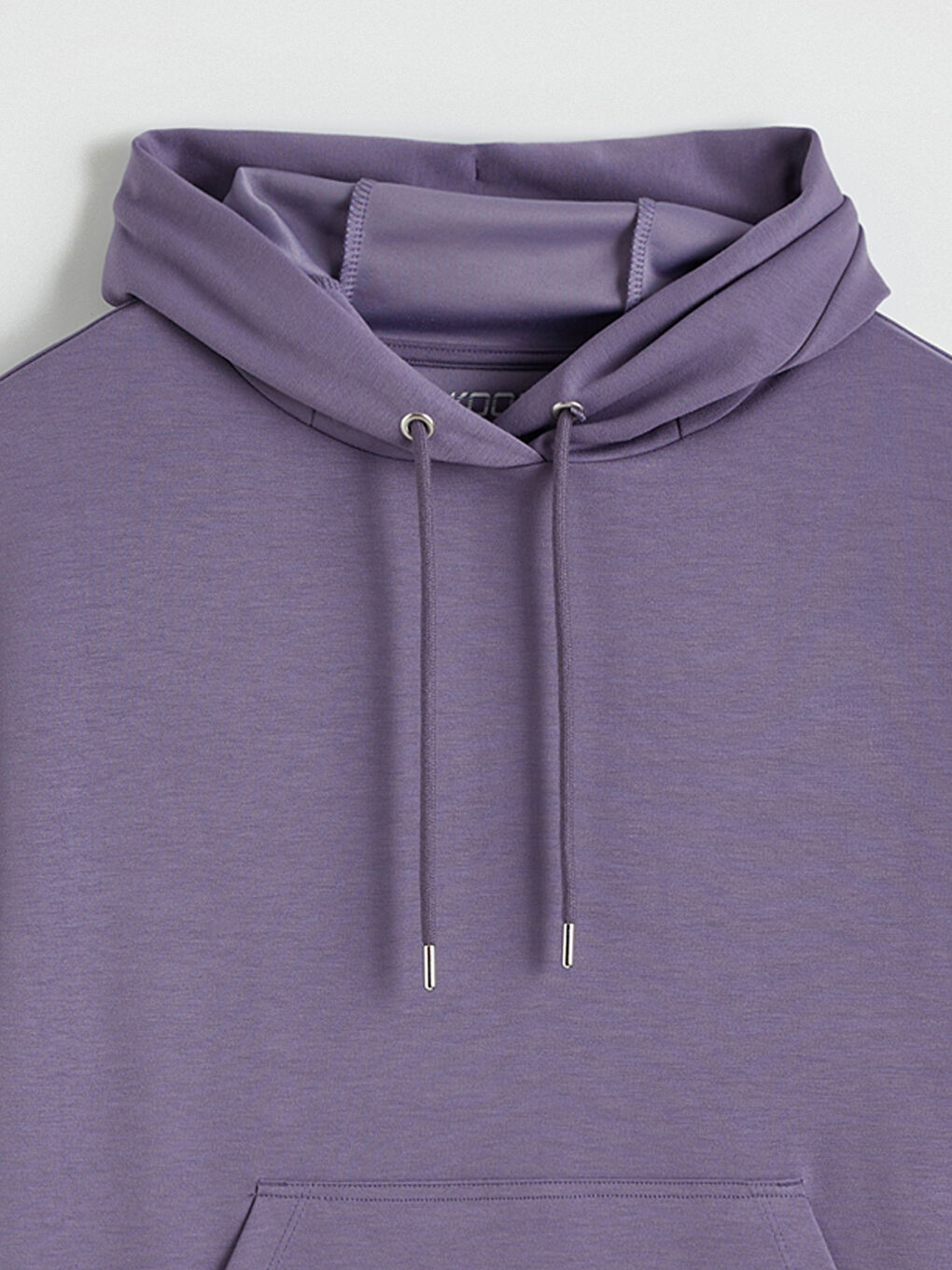 Mürdüm Kanguru Cepli Kadın Hoodie-1