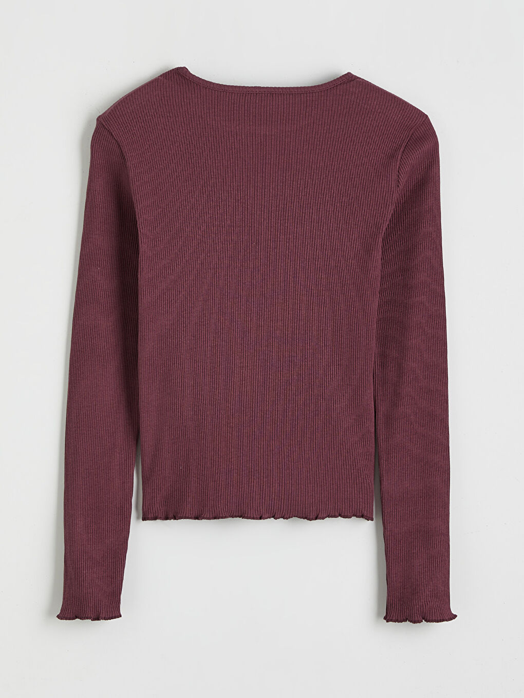 Mürdüm Bisiklet Yaka Kız Çocuk Tişört-1