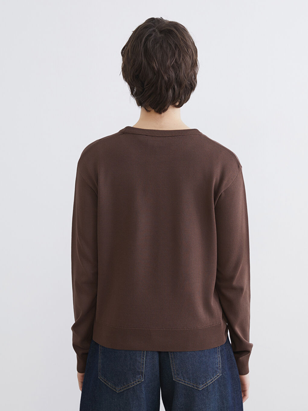Woman BROWN Sweater-3