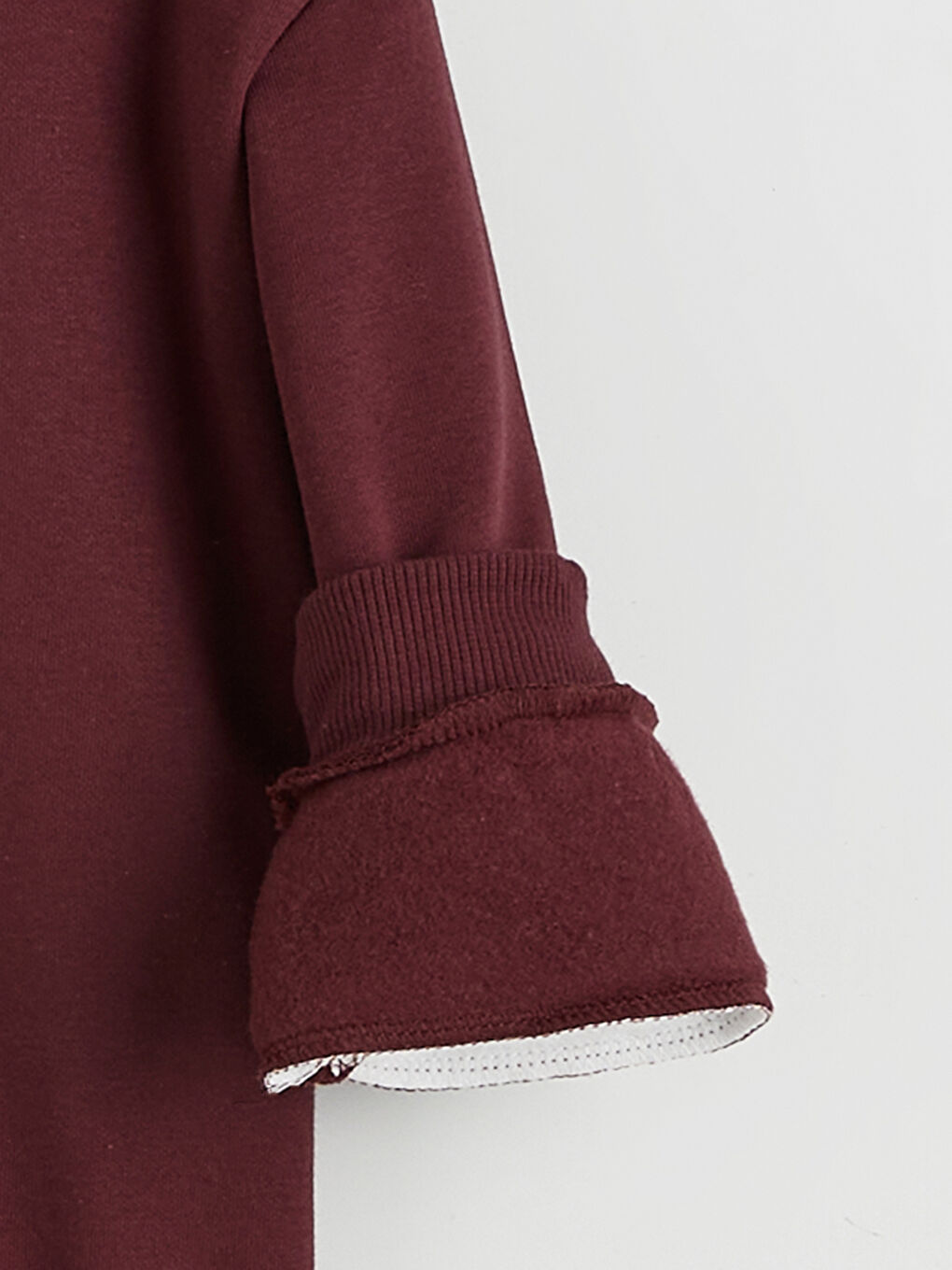 Bordo New York Baskılı Erkek Çocuk Kalın Sweatshirt ve Eşofman Altı-4