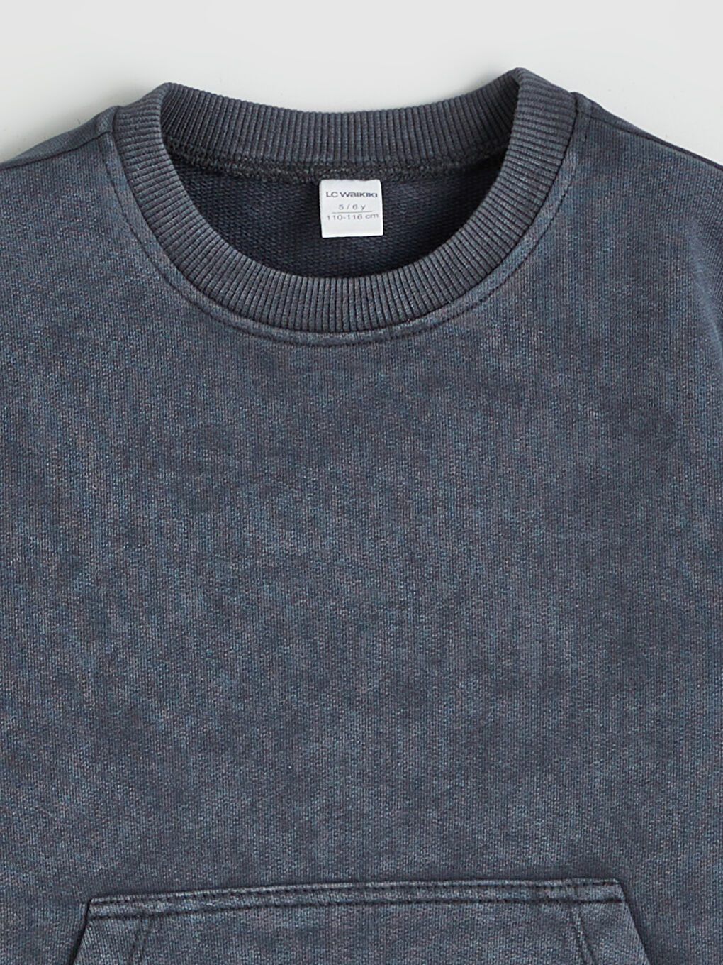 Antrasit Bisiklet Yaka Erkek Çocuk Eşofman Takımı-3