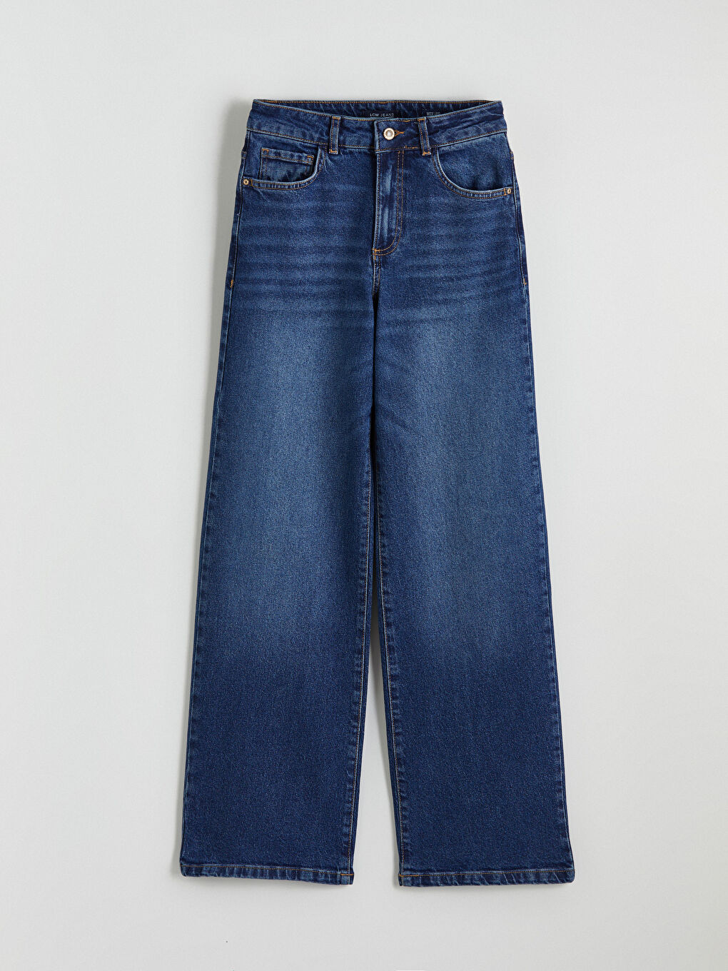 Jeans für Damen mit weitem Bein-4