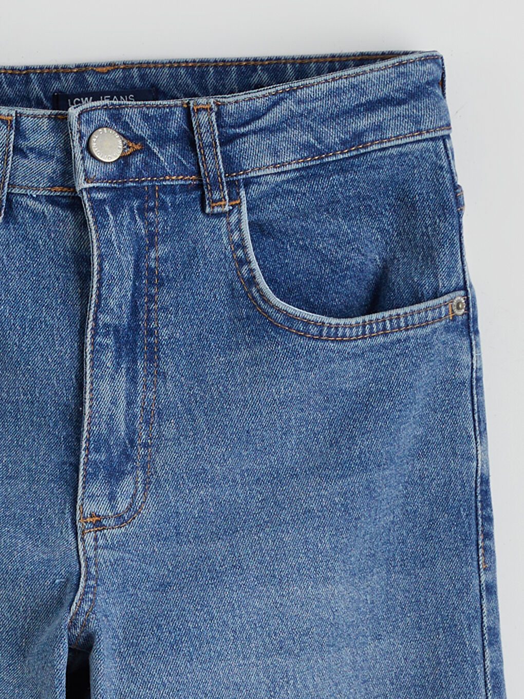 Jeans für Damen mit weitem Bein-1