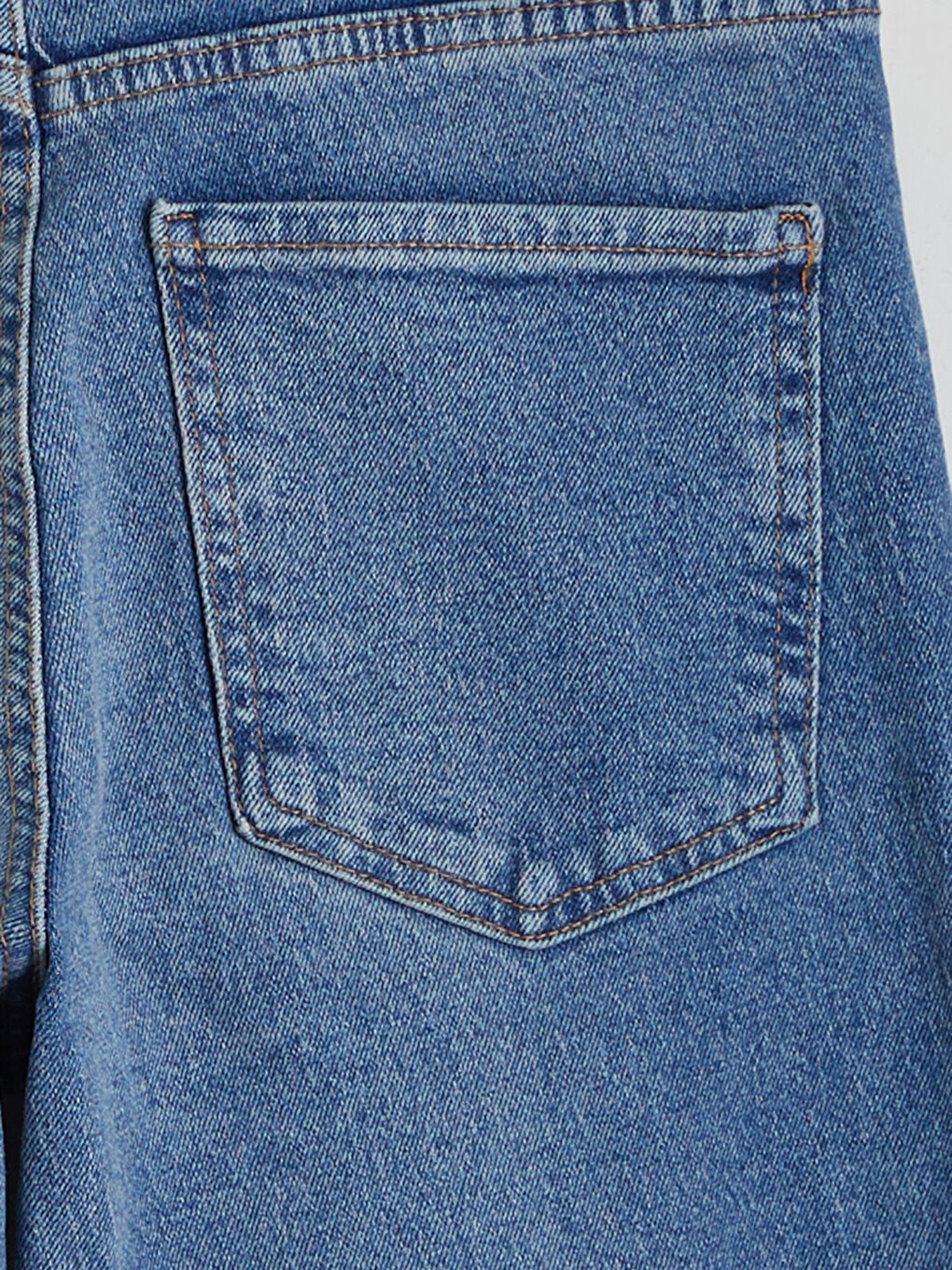 Jeans für Damen mit weitem Bein-2