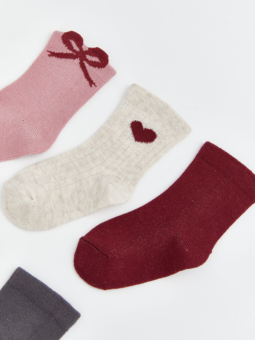 Baby Girl PINK Ankle Socks-1