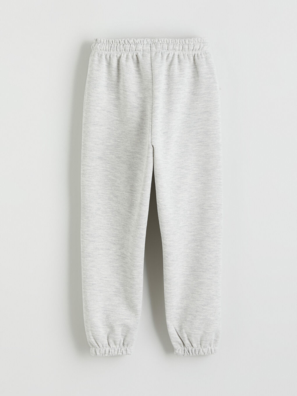 Beyaz Beli Lastikli Baskılı Erkek Çocuk Jogger Eşofman Altı-2