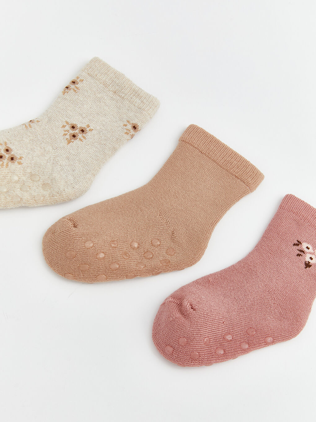 Šarene čarape do gležnja za bebe devojčice, pakovanje od 3 komada-1