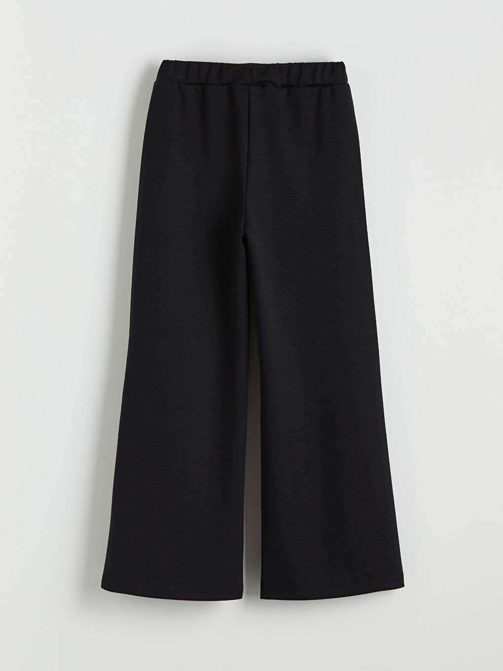 Siyah Beli Lastikli Kız Çocuk Eşofman Alt-1