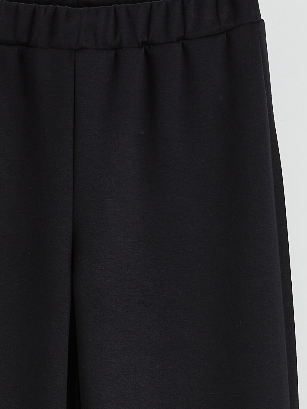 Siyah Beli Lastikli Kız Çocuk Eşofman Alt-2